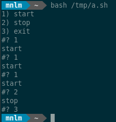 shell-select